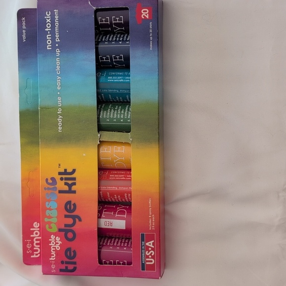 SEI Tumble Dye Tie Dye Kit Set 2 Sets, New - Picture 5 of 5